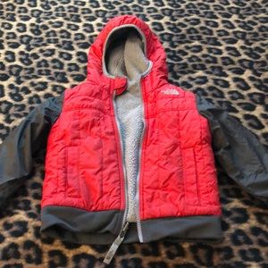 THE NORTH FACE BOYS reversible jacket